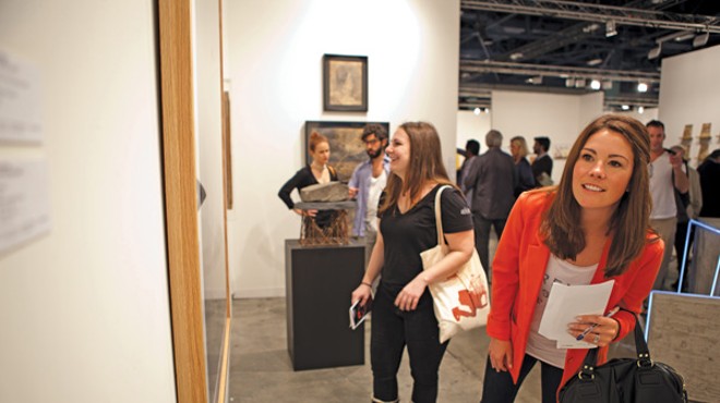 Alya Poplawsky and Katie Bakker of A/K Art Consulting at Art Basel Miami 2011 (photo by Patricia Lois Nuss)