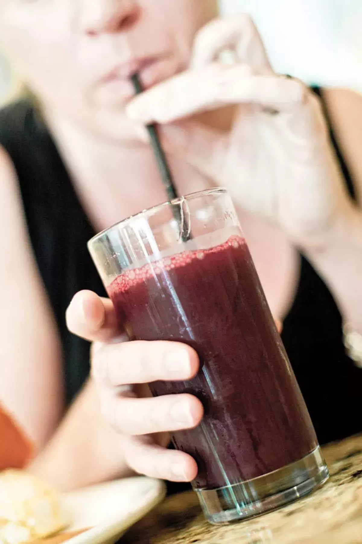 Beet & green apple juice from Caf&eacute; 118&ordm;