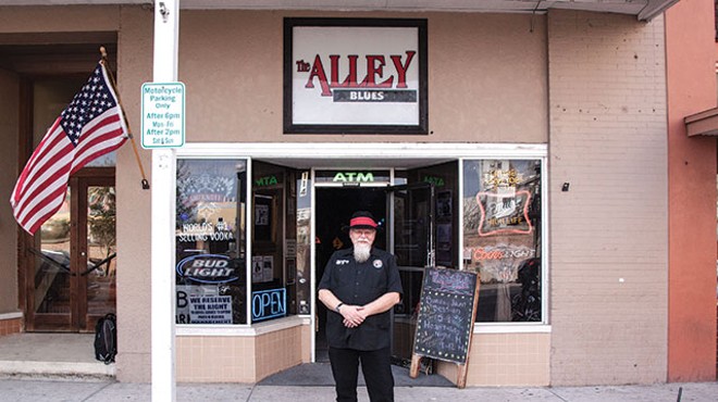 Doc Williamson runs a regular blues jam at the Alley – the last venue in Sanford dedicated to blues music