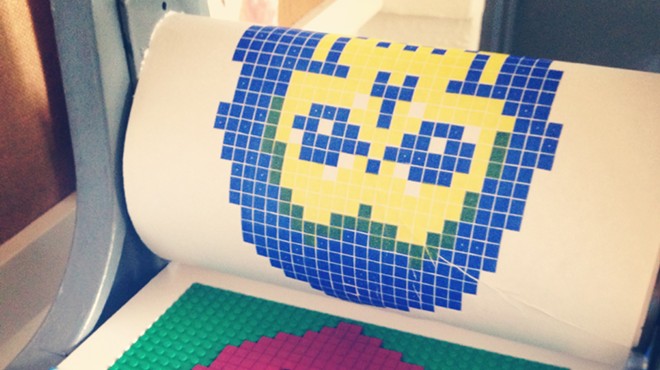 Everything Is Awesome when you're part of a Lego Printmaking Workshop team
