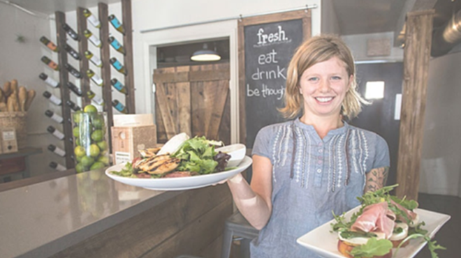 Fresh: Intimate café offers an antidote to Hannibal Square's trendy restaurant scene.