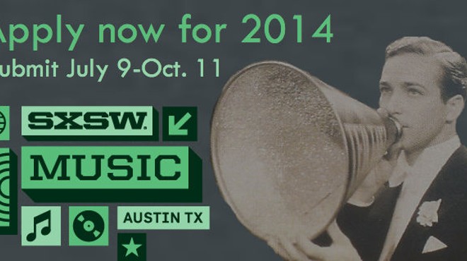 Heads up: SXSW taking band applications starting NOW