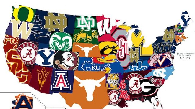 MAP: What's the most-hated college football program in the state of Florida?