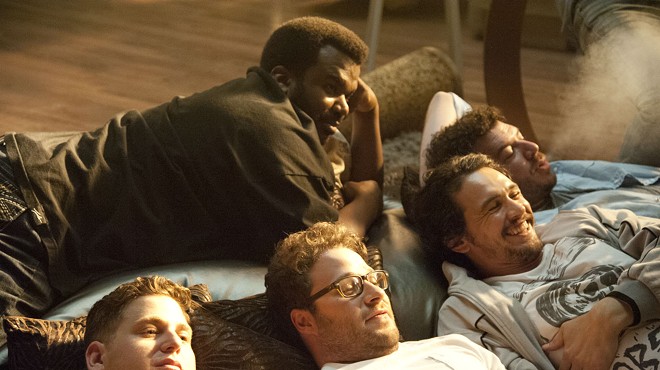 Not sick of the James Franco-Seth Rogen-Jonah Hill show yet? "This Is the End" is coming backing to theaters on Friday