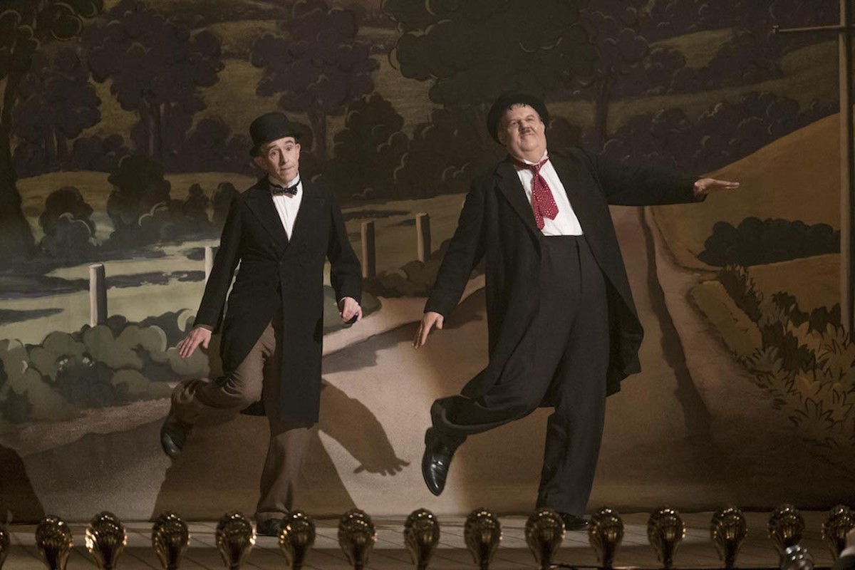 Steve Coogan as Stan Laurel and John C.Reilly as Oliver Hardy