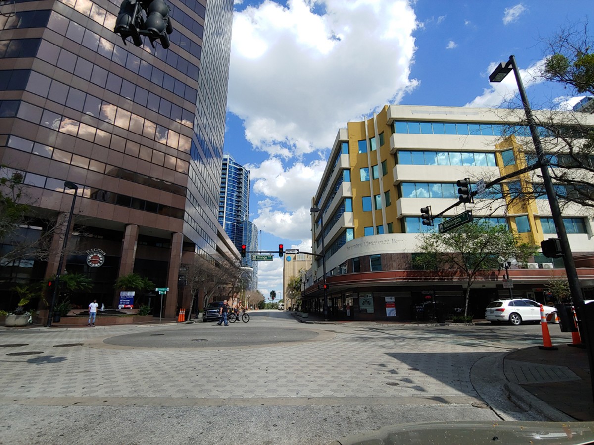 Orange Avenue, downtown Orlando.