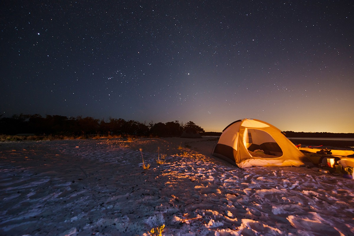 Find great beach camping to the north, south, east and west of Orlando