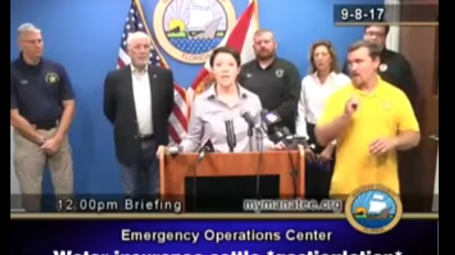 Florida lawmakers are tired of fake interpreters showing up to hurricane briefings