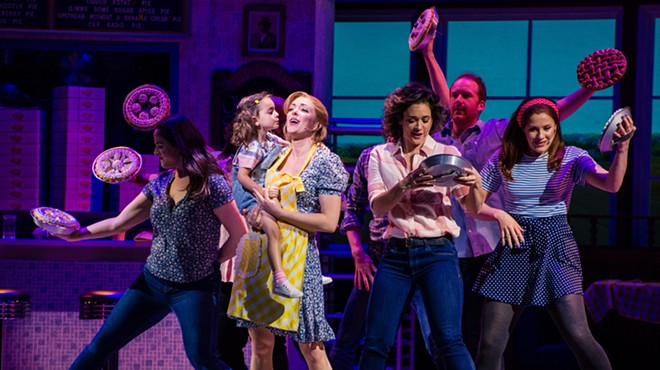 The cast of 'Waitress' at Orlando's Dr. Phillips Center.