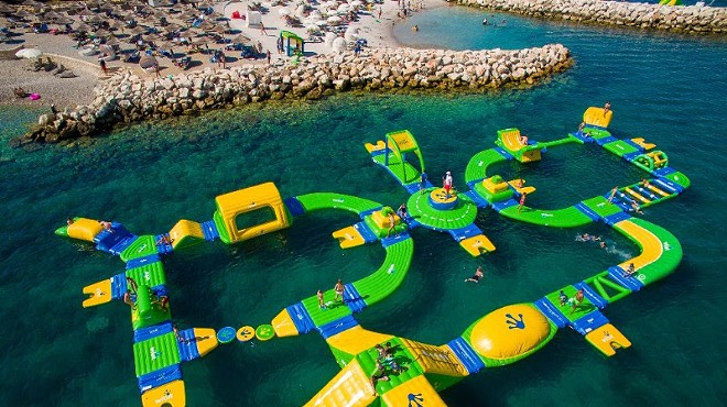 Orlando's first inflatable water park just opened