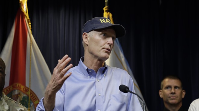 Group spends $4 million on television ad ripping on Rick Scott's Navy hat