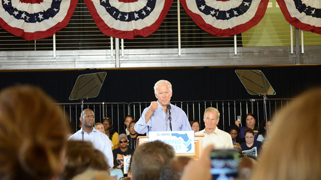 Biden rallies Florida Democrats in Tampa for Nelson, Gillum