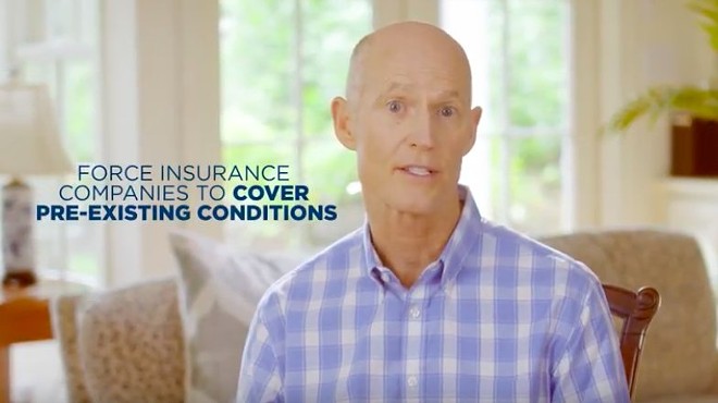 Rick Scott is all about protecting those sweet sweet pre-existing conditions, baby