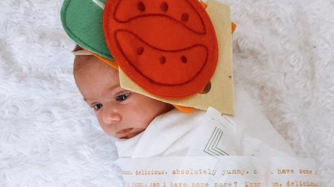 Florida woman dresses up baby as Publix sub for Halloween