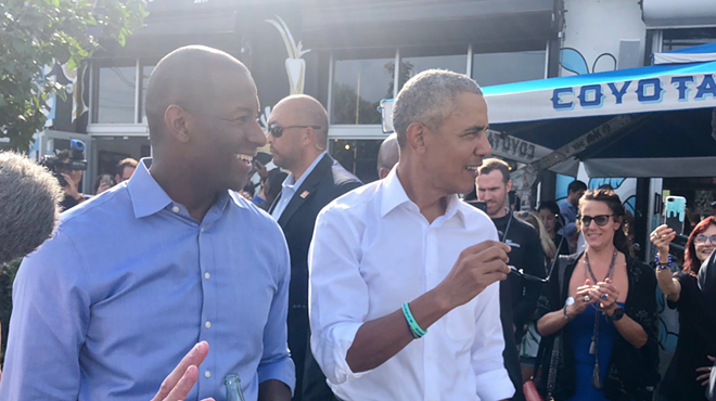 Obama rejects divisiveness at Miami rally supporting Gillum, Nelson