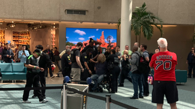 A man detained in 'security incident' at Orlando International Airport causes massive panic