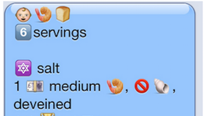 It's World Emoji Day: Challenge yourself to make dinner with an emoji recipe 🍆🍅🍝🍞