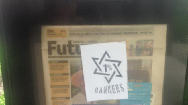 Nazi symbols and fliers being distributed on UCF campus