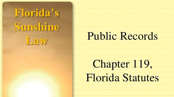 Media organizations sound the alert on Florida's attempt to undermine public-records law