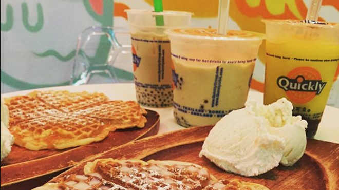 Quickly Boba &amp; Snow's mochi waffle is the best way possible to celebrate #WaffleDay
