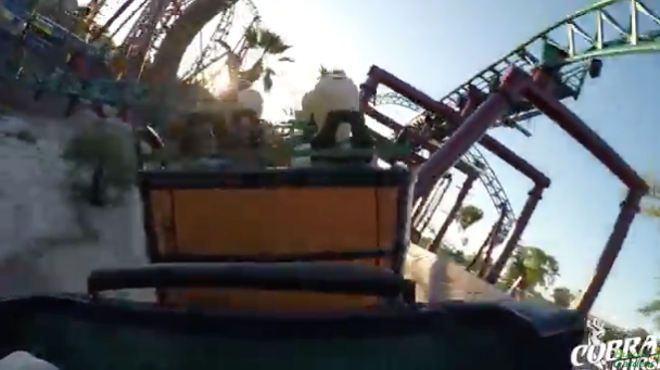 Busch Gardens releases intense POV video for new Cobra Curse coaster