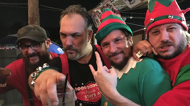 Bad Santa & the Angry Elves celebrate a summery Yuletide at St. Matthew's Tavern