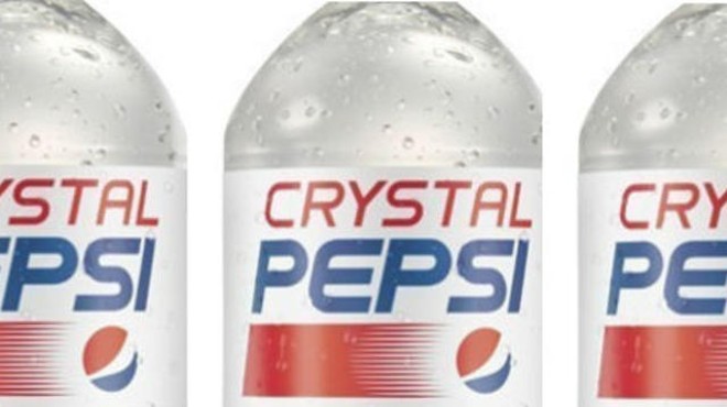 Crystal Pepsi brings 1992 back for eight weeks starting today
