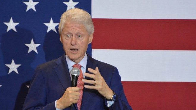 Bill Clinton is coming to Orlando this Wednesday