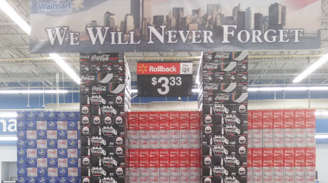 A Florida Walmart wants you to 'Never Forget' a great deal on Coke products