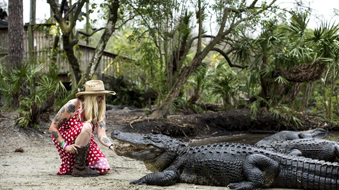 Gatorland Crocodilian Enrichment Coordinator Savannah Boan