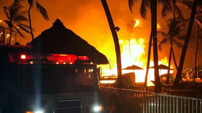 Massive fire rips through a Florida Keys luxury resort just months after it opens (2)