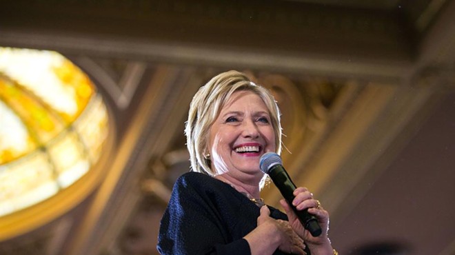 Hillary Clinton will be in Sanford today