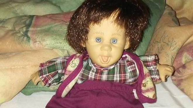 Someone's giving away this creepy haunted doll on Orlando's Craigslist