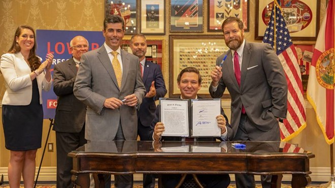 Florida Gov. Ron DeSantis signed CS/HB 19 into law June 11, 2019.