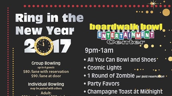 New Year’s Eve at Boardwalk Bowl