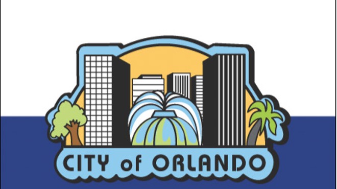 The current flag for the City of Orlando