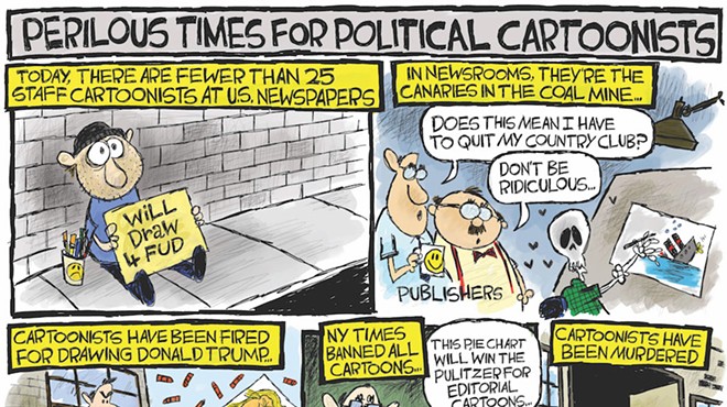 Perilous times for political cartoonists
