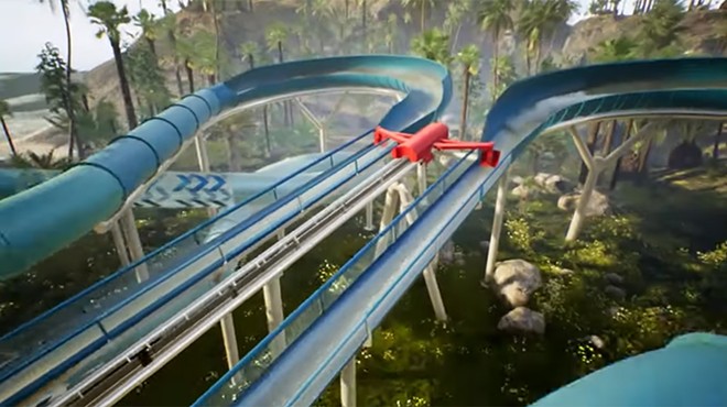 This new roller-coaster-launched water slide looks absolutely terrifying