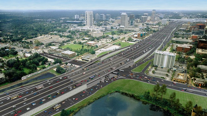A rendering of I-4 in its massive finished form