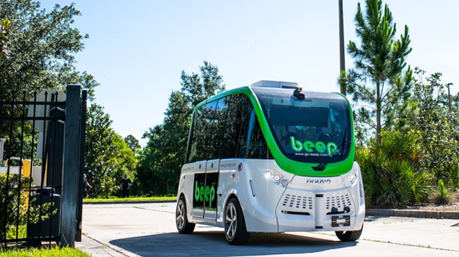 Two autonomous Beep shuttles will operate on a fixed route between two Lake Nona locations.