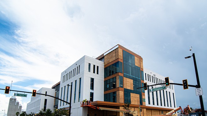 The Dr. Phillips Commons at the new UCF-Valencia downtown campus as it appeared on July 21