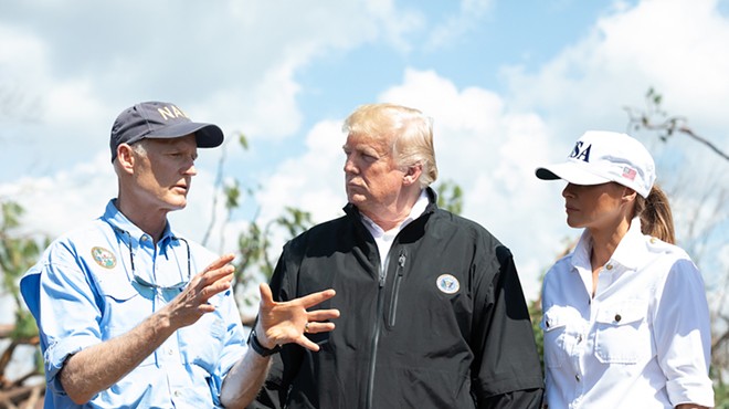 Floridians Rick Scott, Donald Trump and Melania Trump
