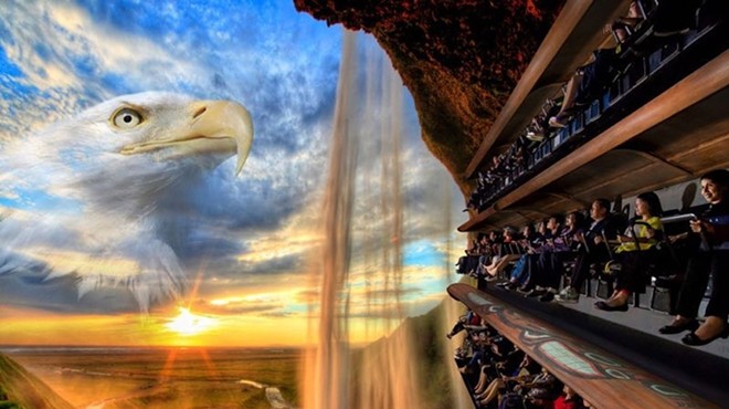 Wings over Washington is a Dynamic Attractions "flying theater" that opened in Seattle in 2016.