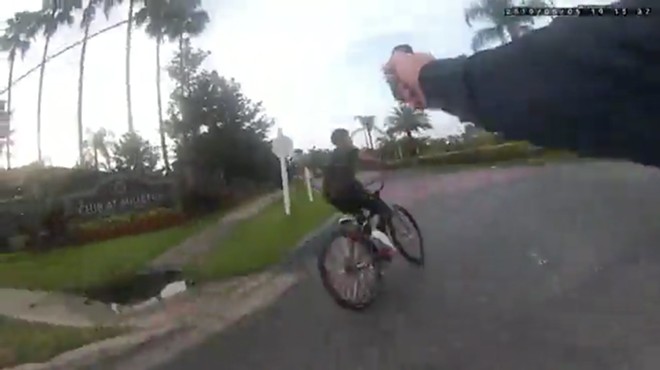 Orlando cop censured for using taser on teenage bicyclist