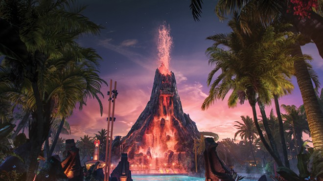 Of course there's a backstory to Universal's Volcano Bay