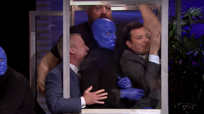 We are all this member of the Blue Man Group