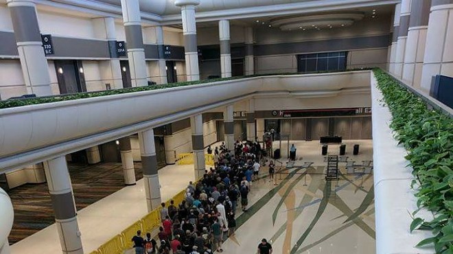 These people are already waiting in line for tomorrow's Star Wars Celebration