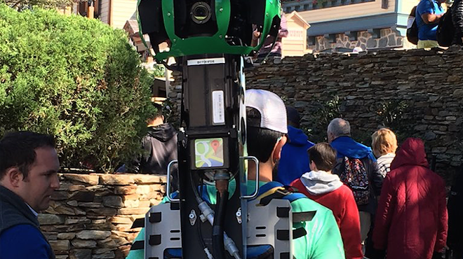 Google Street View backpacks spotted in the Magic Kingdom
