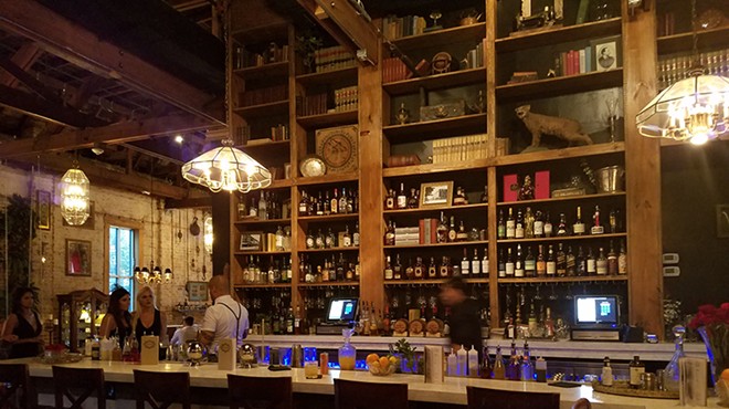 You won’t find a better-looking throwback bar than Mathers Social Gathering