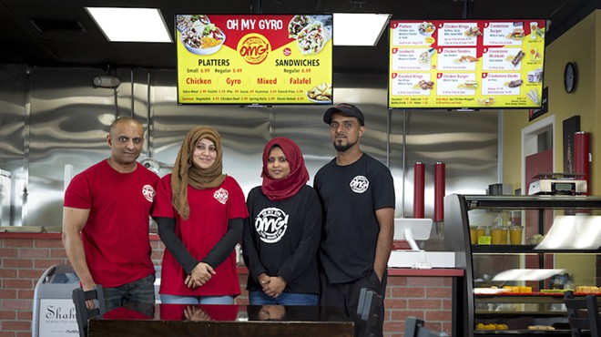 The family behind Oh My Gyro! couldn’t help but let a bit of their Indian heritage creep onto their halal menu